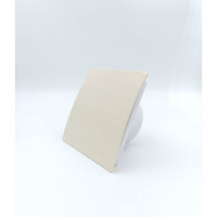 Вентилятор со съемной панелью в сборе ВИЕНТО LUNA, таймер и датчик влажности, обратный клапан, серия SFERA, O100, пластик, слоновая кость, шарикоподшипник LUNA SF 100СНК-ivory