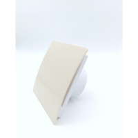 Вентилятор со съемной панелью в сборе ВИЕНТО LUNA, таймер, обратный клапан, серия SFERA, O100, пластик, слоновая кость, шарикоподшипник LUNA SF 100СТК-ivory