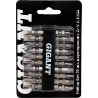 Набор бит 10 шт. двусторонних Cr-V Gigant G-11334