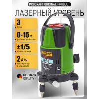 Лазерный уровень PROCRAFT Green Line LE-3D LE3D