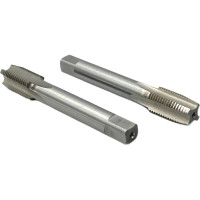 Дюймовый метчик TORNERI UNF 9/16" 18 нитей Р6М5 комплект из 2-х штук 035392