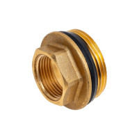 Переход Giacomini латунь Ду 32х20 1 1/4х3/4 с герметичной прокладкой ВР/НР R593D R593DY007 127-5185