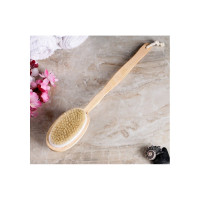 Натуральная гладкая массажная щётка с ручкой Добропаровъ 3259302