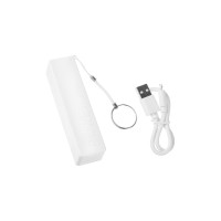 Внешний аккумулятор Luazon 2200 мАч, USB, 1 А, крепление кольцо, белый 4311088