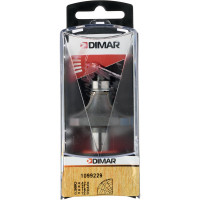 Фреза фаска радиусная R15 с подшипником (42x21.2х70 мм; хвостовик 12 мм) Dimar 1099229