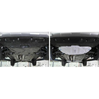 Защита картера, КПП, топливного бака и редуктора Rival для Toyota RAV4 XA50 (V - 2.0; 2.5) 2019-н.в., K333.9534.1