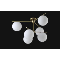 Потолочная люстра Crystal lux FELIZ SP-PL6 BRONZE/WHITE