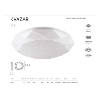 Потолочный светодиодный светильник Lumin'arte 55 Вт, 4400 Лм, 490x75 мм, 6000К Холодный свет, 36 м² CLL10