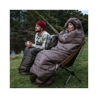 Спальный мешок Naturehike U Series двойной хлопок, осень-зима, Brown U350 6927595767221