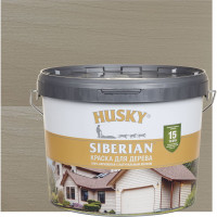 Акриловая краска для дерева HUSKY SIBERIAN бежевый RAL 1019, 9 л 31940