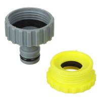 Штуцер резьбовой для крана с внешней резьбой, с переходником 1" - 3/4" Inbloom 160-024