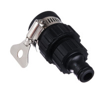 Штуцер (адаптер) для безрезьбовых кранов 1/2" - 3/4", с хомутом Inbloom 160-022