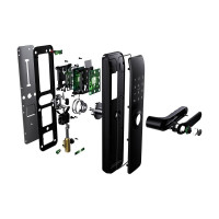 Электронный замок 4936 Novilock Smart fast black v.4213 с врезным механизмом 5572 v.4975
