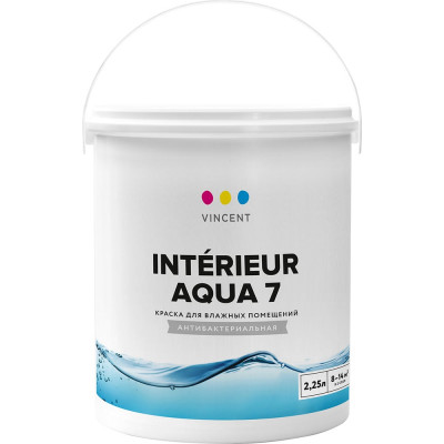 Краска для влажных помещений Vincent INTERIEUR AQUA I 7 092-140