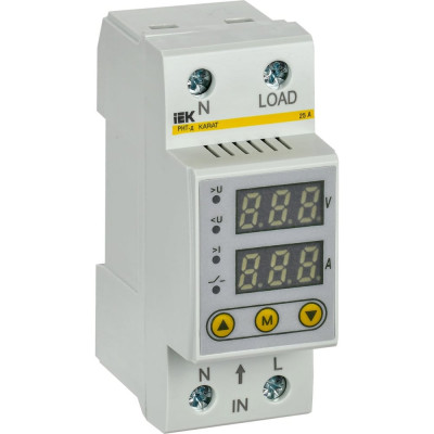 Однофазное реле напряжения и тока IEK рнт-д IVC21-1-25