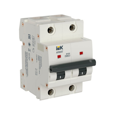 Автоматический выключатель IEK ARMAT M10H 2P D 80A AR-M10H-2-D080