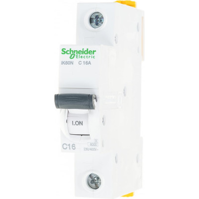 Systeme Electric ( Schneider Electric) Выключатель авт. мод. 1п C 16А iK60 Acti9 6кА SchE A9K24116