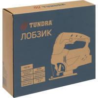 Лобзик ТУНДРА 750 Вт, регулятор скорости, 3000 ход/мин, 65 мм 5437463