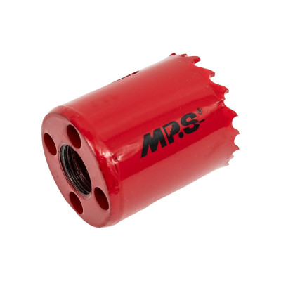 Универсальная биметаллическая коронка MPS по дереву, металлу, стали, пластику (37 мм), 1 шт., 5037