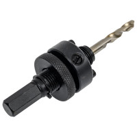 Хвостовик MPS HEX 11,0 мм (7/16") с центрирующим сверлом для коронки 32-210 мм, 5505