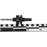 Хвостовик MPS HEX 11,0 мм (7/16") с центрирующим сверлом для коронки 32-210 мм, 5505