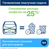 Диспенсер для салфеток для линии раздачи TORK Xpressnap N4 серый арт. 272513 22303