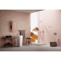 Душевой гарнитур Vitra Origin с ручным душем, цвет медный A4554326