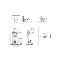 Комплект Vitra: подвесной безободковый унитаз 9004B003-7202