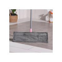 Плоская швабра Raccoon телескопическая ручка, микрофибра 40х14х90 см 5195197