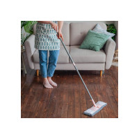 Плоская швабра Raccoon телескопическая ручка, микрофибра 40х14х90 см 5195197