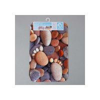 Коврик Доляна Камни следы 40х60 см 3542641