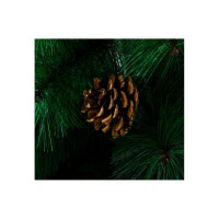 Кедр Зимнее волшебство зеленый, шишки, 90 см, d нижнего яруса 60 см, d игл 10 см, 57 веток 701405