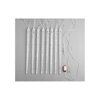 Рифленые сосульки Luazon SPEC LED-288-12V, 8 шт, белый 5248349
