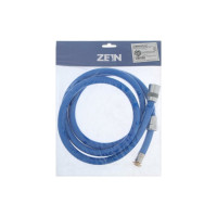 Душевой шланг ZEIN Z11PB 150 см, антиперекручивание, латунные гайки, синий 5482429