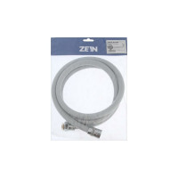 Душевой шланг ZEIN Z13PD 150 см, антиперекручивание, латунные гайки, темно-серый 5482432