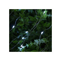 Гирлянда-нить Luazon ROSA, IP44, 20 м, темная нить, LED-200-1.2VSOLAR, 2 режима, белый 4137025