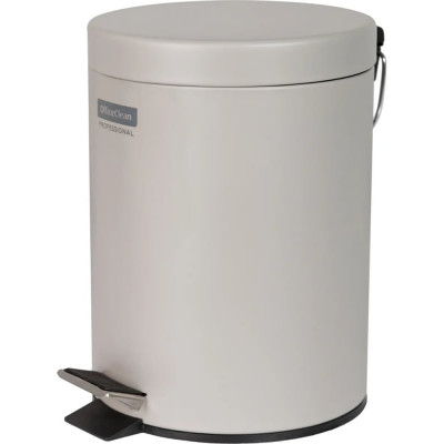 Ведро-контейнер для мусора OfficeClean урна Professional 5 л, серое 305613
