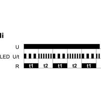 Циклическое реле времени TELE V2ZI10 12-240V AC/DC 125200