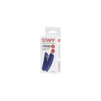 Степлер 12 шт в упаковке Staff №24/6 26/6 Basic до 20 листов синий  227406