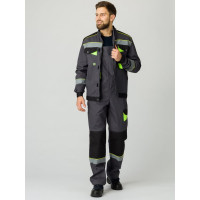 Костюм Факел Ховард, темно-серый/черный/лимонный, р.60-62, рост 170-176 87468195.009