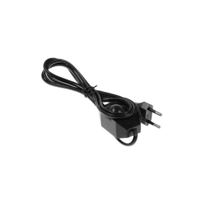 Сетевой шнур с диммером для бра Luazon 100 Вт, 1,5 м, черный 4411048