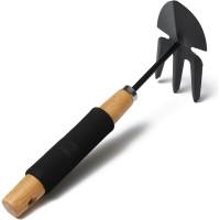 Комбинированная мотыжка Greengo 30 см, деревянная рукоять с поролоном 2710198