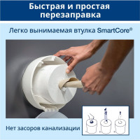 Диспенсер для туалетной в мини-рулонах бумаги TORK SmartOne Т9, черный 681008 22733