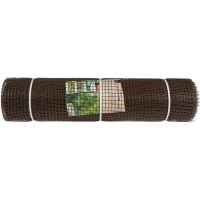 Садовая сетка Greengo 1x20 м, ячейка квадрат 15x15 мм, коричневая 5540941
