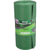 Бордюрная лента Greengo 0.3x10 м, 1.2 мм, пластиковая, зелёная 3253423