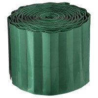 Бордюрная лента Greengo 0.1x9 м, гофра, 0.6 мм, пластиковая, зелёная 3405174