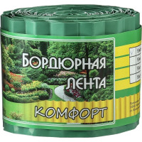 Бордюрная лента Greengo 0.1x9 м, гофра, 0.6 мм, пластиковая, зелёная 3405174