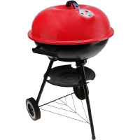 Барбекю с крышкой на колесиках СИМАЛЕНД 44 см 638202