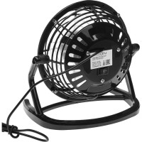 Настольный вентилятор LUAZON LOF-06, 2.5 Вт, 12 см, пластик, черный 3937504