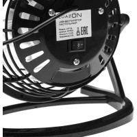 Настольный вентилятор LUAZON LOF-06, 2.5 Вт, 12 см, пластик, черный 3937504